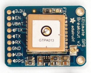 The Adafruit Ultimate GPS shield