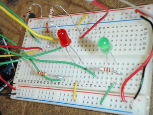 the circuit - two switches